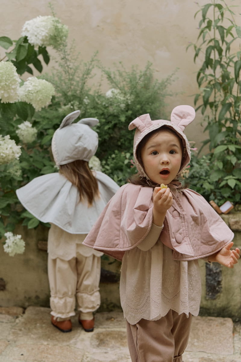 Flo - Korean Children Fashion - #kidsshorts - Rabbit Cape - 11