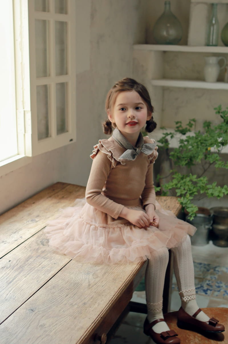 Flo - Korean Children Fashion - #kidsshorts - Mari Mesh Skirt - 3