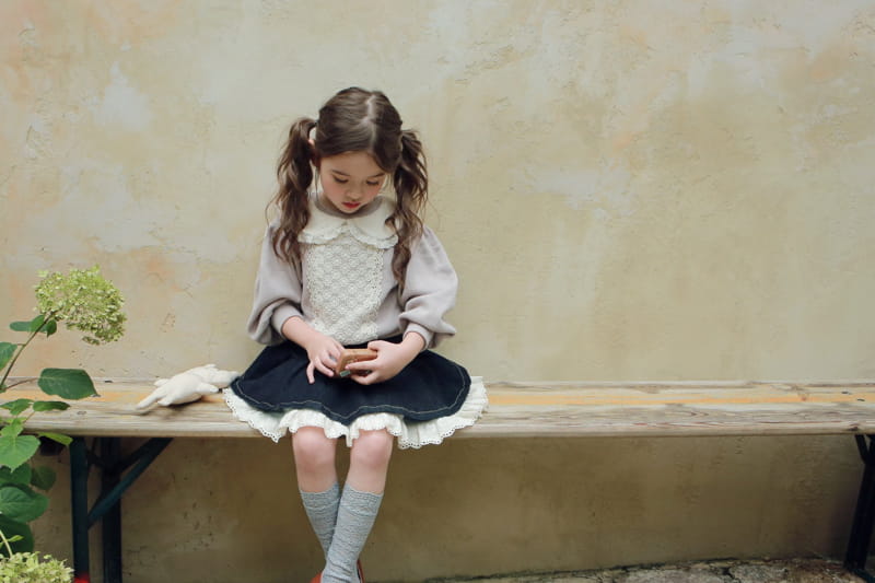 Flo - Korean Children Fashion - #kidzfashiontrend - Eva Denim Skirt - 2
