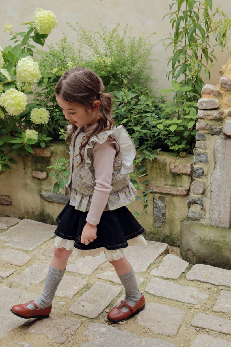 Flo - Korean Children Fashion - #magicofchildhood - Eva Denim Skirt - 5