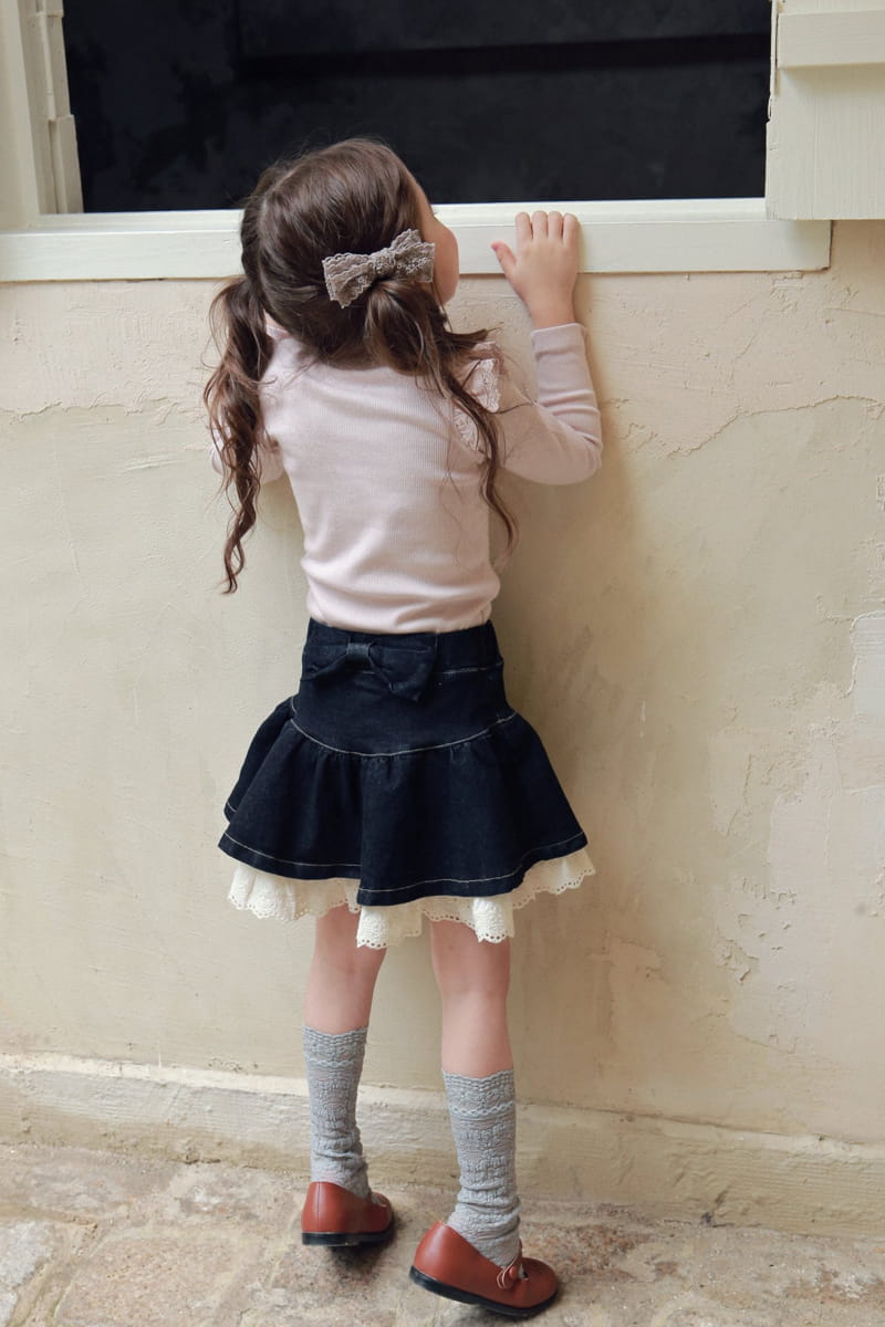 Flo - Korean Children Fashion - #prettylittlegirls - Eva Denim Skirt - 7