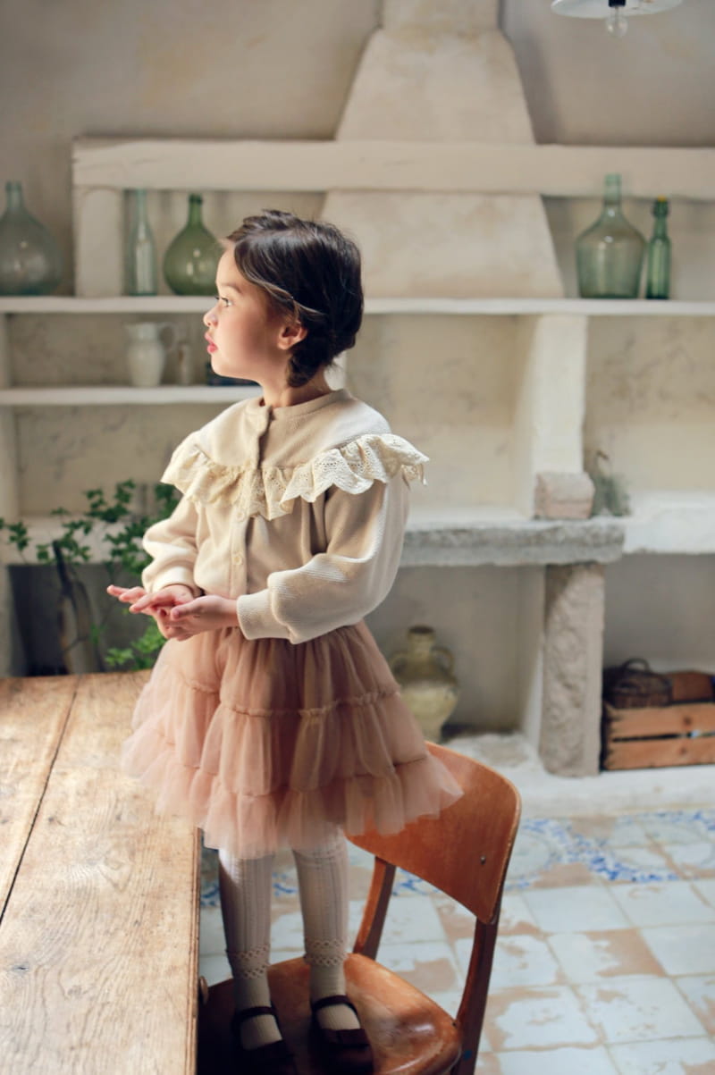 Flo - Korean Children Fashion - #todddlerfashion - Mari Mesh Skirt - 11