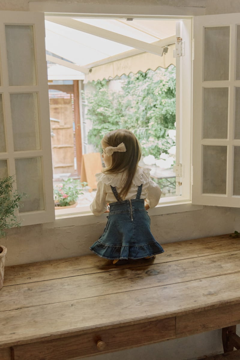Flo - Korean Children Fashion - #toddlerclothing - Bibi Denim Skirt - 8