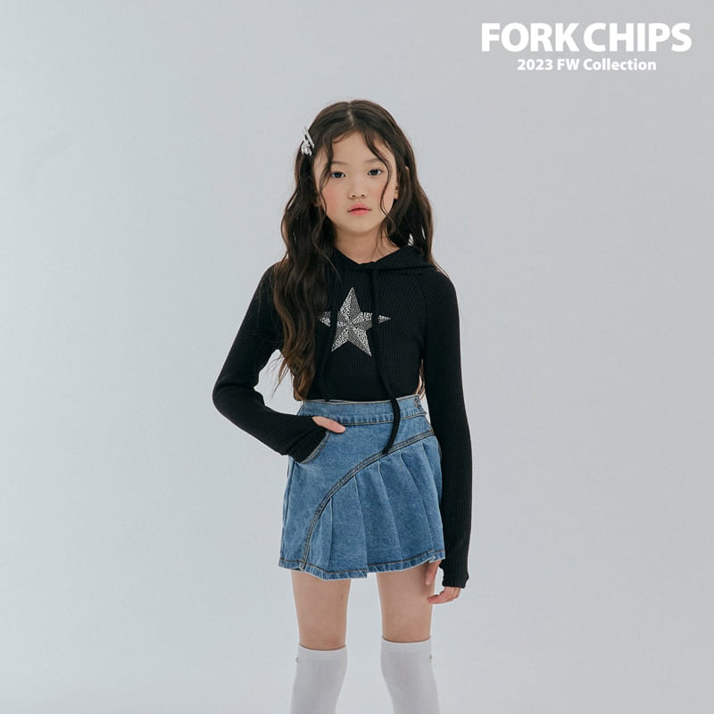 Fork Chips - Korean Children Fashion - #Kfashion4kids - Bambi Hoody Tee