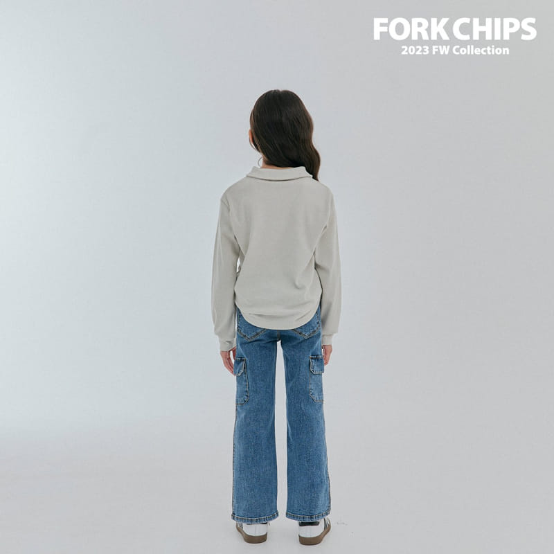 Fork Chips - Korean Children Fashion - #childofig - Standing Tee - 10