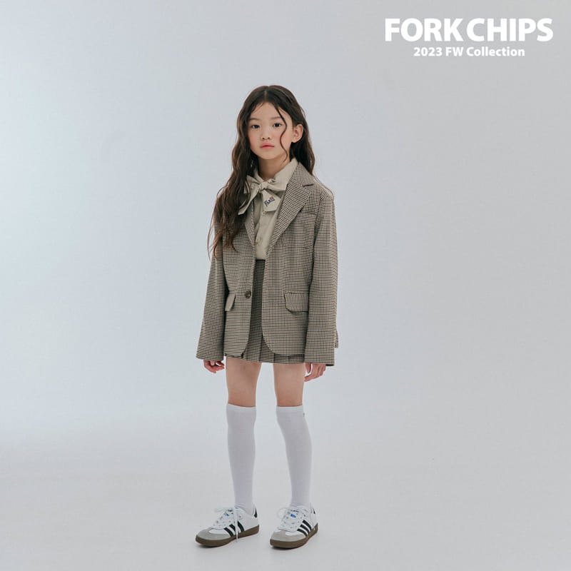 Fork Chips - Korean Children Fashion - #childofig - Hound Belt Skirt - 2