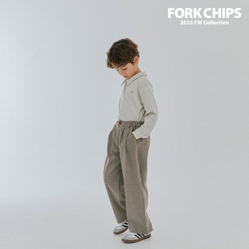 Fork Chips - Korean Children Fashion - #childrensboutique - Standing Tee - 12