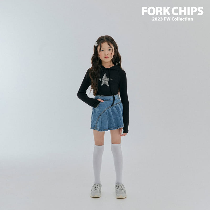 Fork Chips - Korean Children Fashion - #designkidswear - Bambi Hoody Tee - 11
