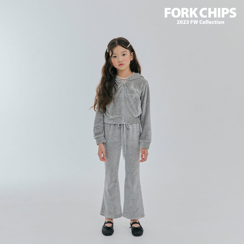 Fork Chips - Korean Children Fashion - #discoveringself - Twinkle Hoody Zip-up - 11