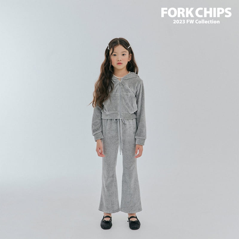 Fork Chips - Korean Children Fashion - #fashionkids - Twinkle Hoody Zip-up - 12