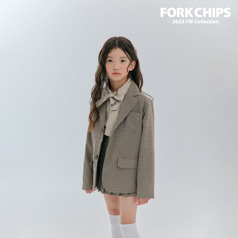 Fork Chips - Korean Children Fashion - #kidsshorts - Hound Belt Skirt - 7