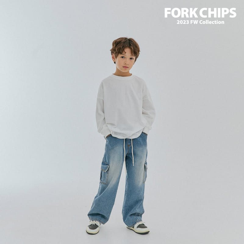 Fork Chips - Korean Children Fashion - #kidzfashiontrend - Roof Jeans - 10
