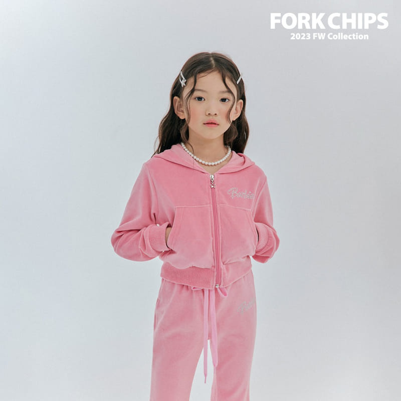 Fork Chips - Korean Children Fashion - #kidzfashiontrend - Twinkle Hoody Zip-up