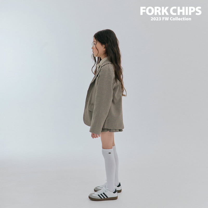 Fork Chips - Korean Children Fashion - #kidzfashiontrend - Hound Belt Skirt - 9