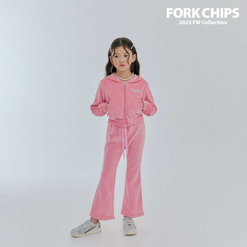 Fork Chips - Korean Children Fashion - #littlefashionista - Twinkle Hoody Zip-up - 3