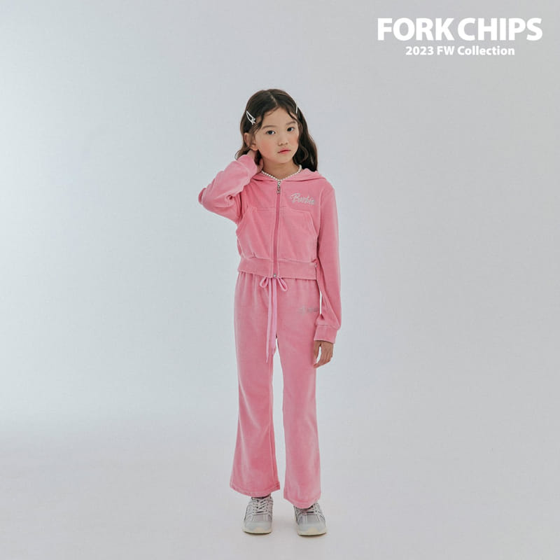 Fork Chips - Korean Children Fashion - #littlefashionista - Twinkle Hoody Zip-up - 4