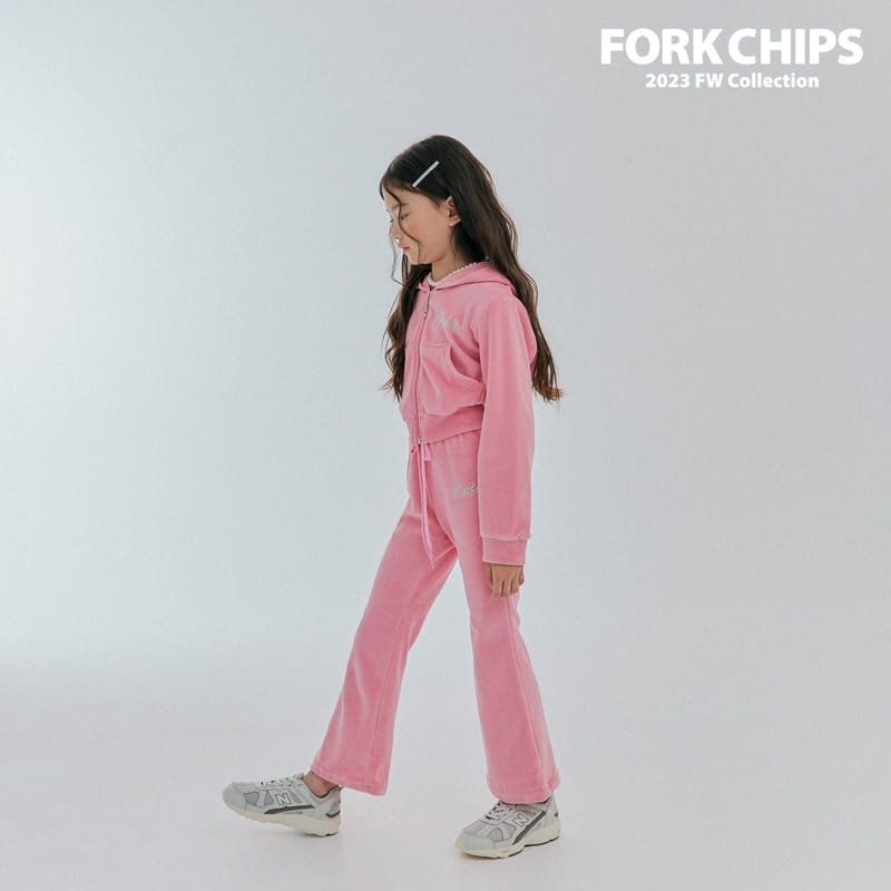 Fork Chips - Korean Children Fashion - #minifashionista - Twinkle Hoody Zip-up - 5