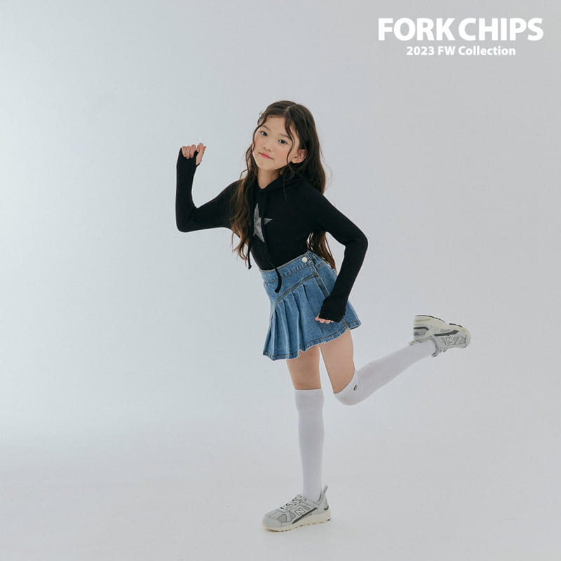 Fork Chips - Korean Children Fashion - #stylishchildhood - Bambi Hoody Tee - 8