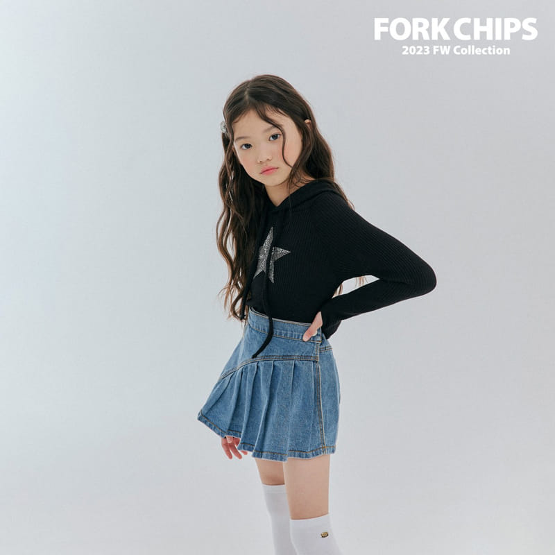 Fork Chips - Korean Children Fashion - #todddlerfashion - Bambi Hoody Tee - 6