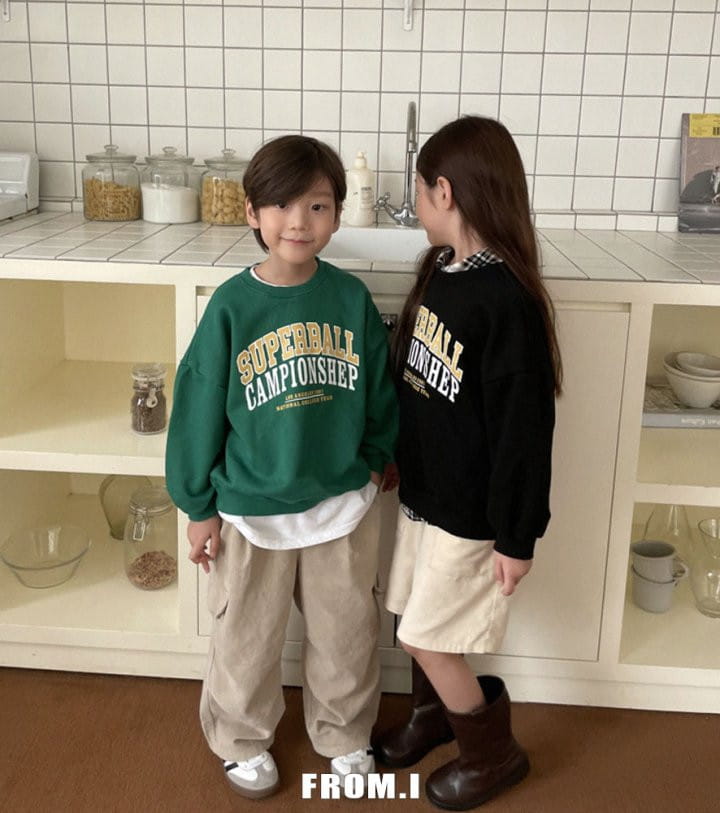 From I - Korean Children Fashion - #discoveringself - Super Ball Sweatshirt - 9