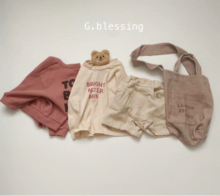 G Blessing - Korean Children Fashion - #childofig - T U Rib Pants - 9