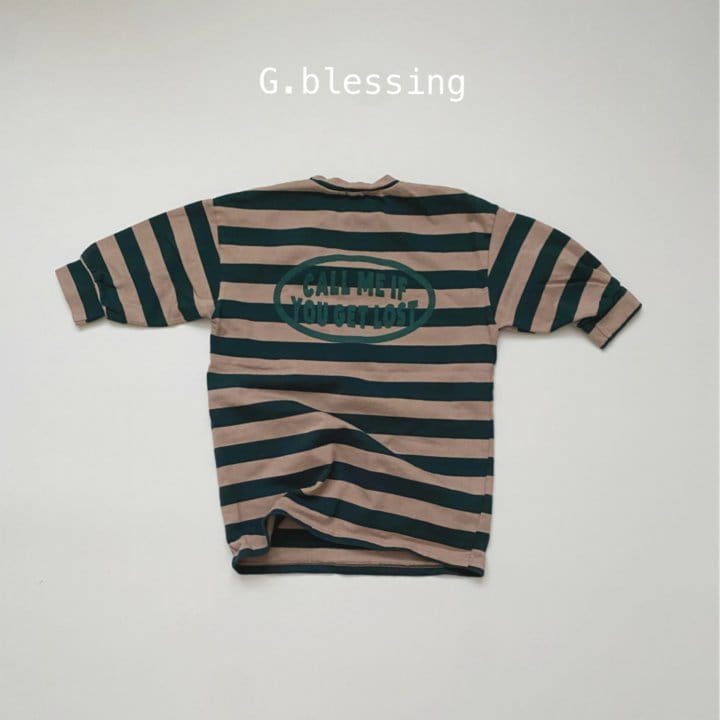 G Blessing - Korean Children Fashion - #childofig - Call Me Stripes One-piece - 3