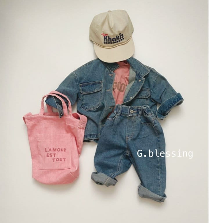 G Blessing - Korean Children Fashion - #magicofchildhood - 505 Denim Jacket - 11