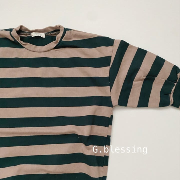 G Blessing - Korean Children Fashion - #stylishchildhood - Call Me Stripes One-piece - 2