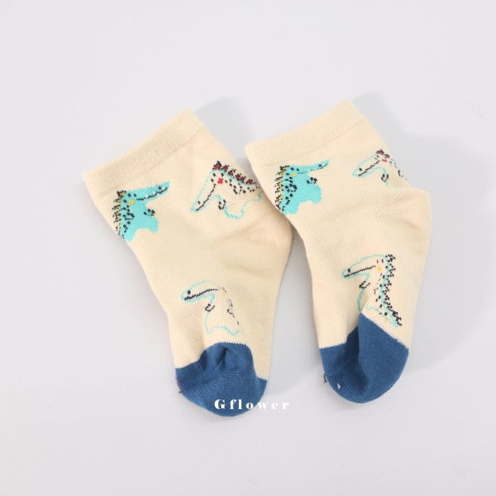 G Flower - Korean Children Fashion - #Kfashion4kids - Dino Socks Set - 7