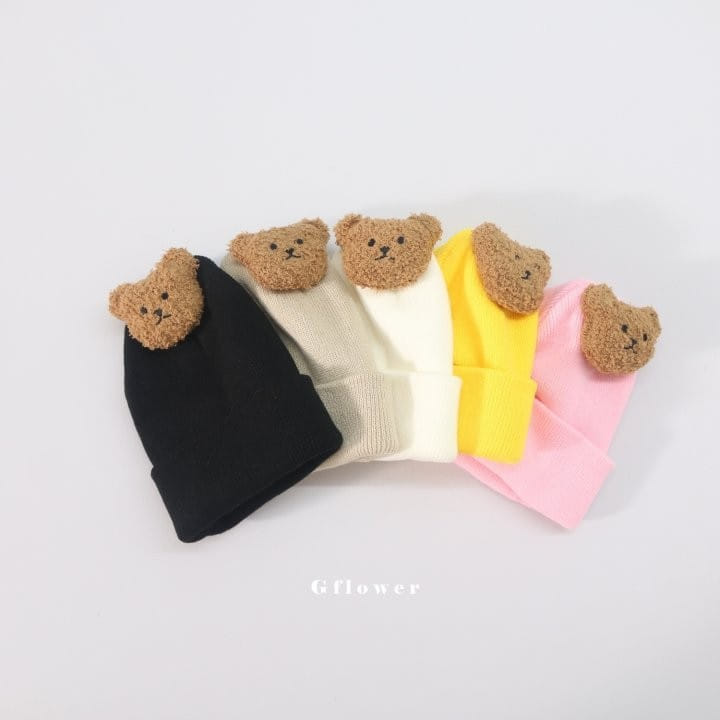 G Flower - Korean Children Fashion - #kidsshorts - Aga Bear Doll Beanie - 11