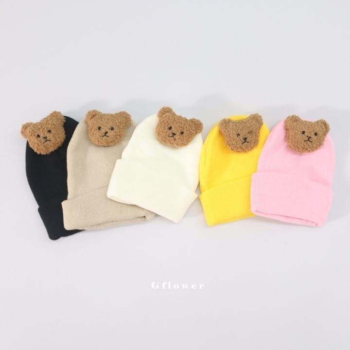 G Flower - Korean Children Fashion - #kidsstore - Aga Bear Doll Beanie - 12