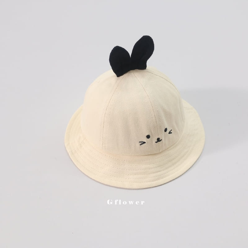 G Flower - Korean Children Fashion - #kidsstore - Aga Rabbit Biucket Hat - 2