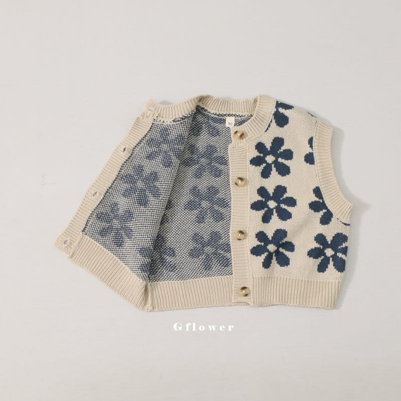 G Flower - Korean Children Fashion - #kidzfashiontrend - Knit Vest - 8