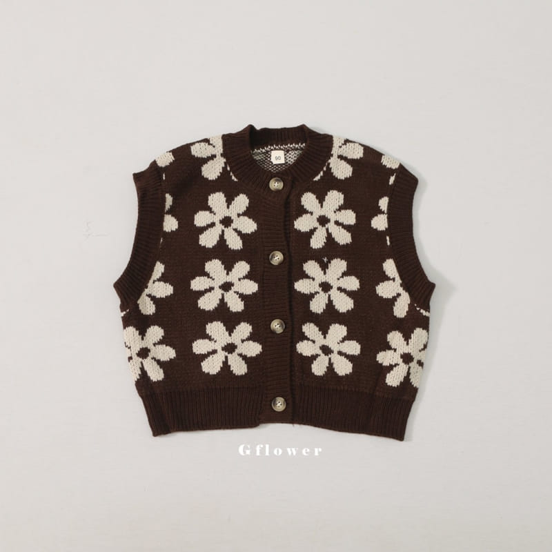 G Flower - Korean Children Fashion - #littlefashionista - Knit Vest - 10
