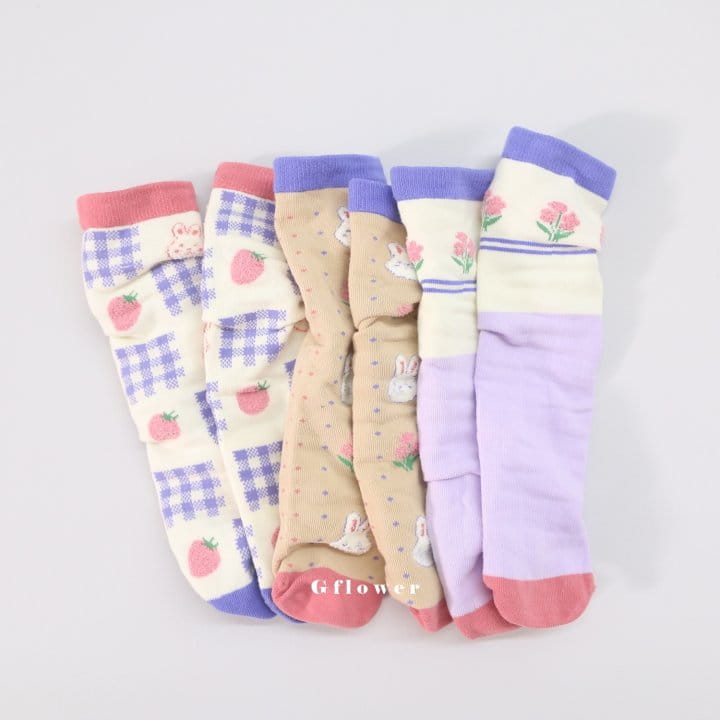 G Flower - Korean Children Fashion - #magicofchildhood - Rabbit Knee Socks - 6