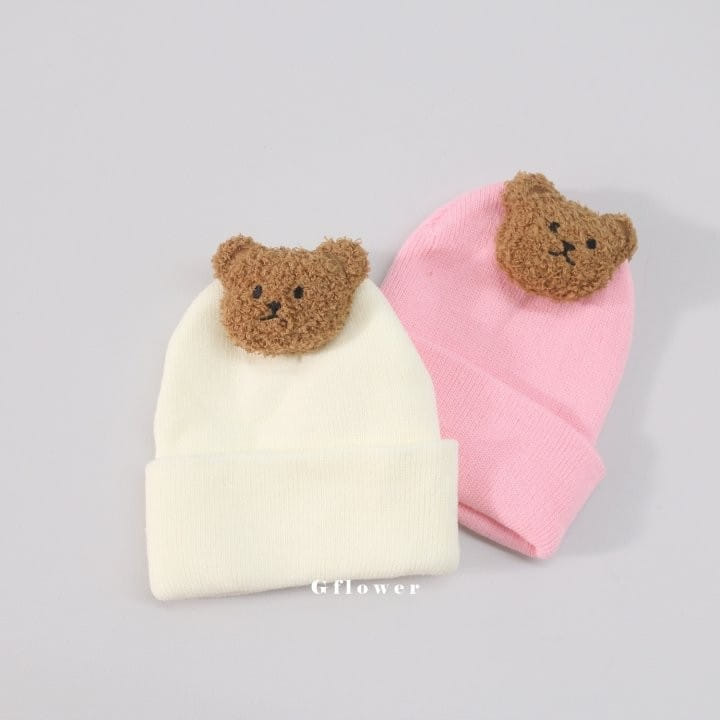 G Flower - Korean Children Fashion - #magicofchildhood - Aga Bear Doll Beanie - 2