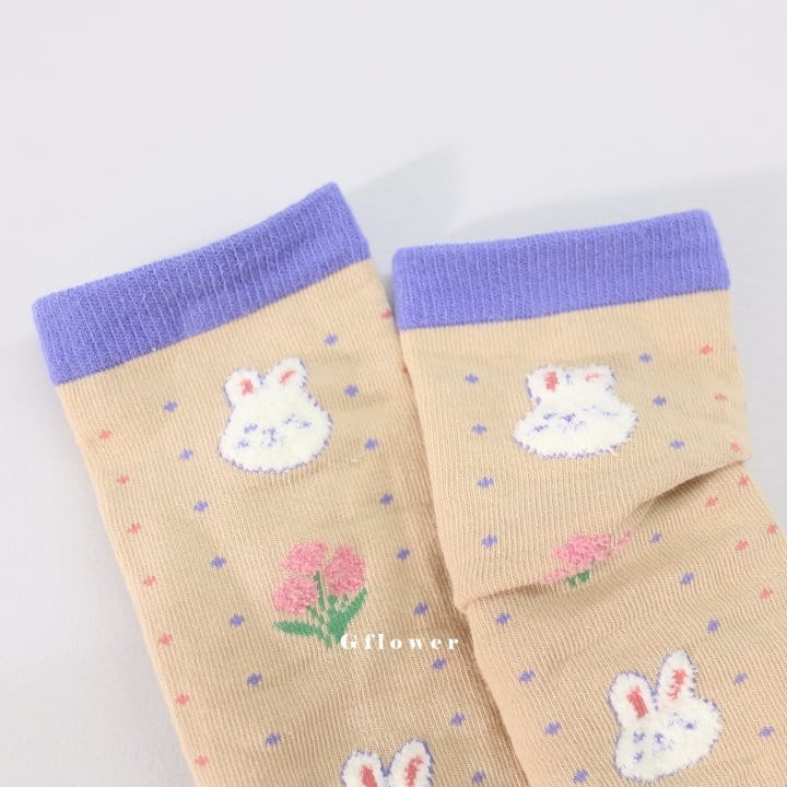 G Flower - Korean Children Fashion - #toddlerclothing - Rabbit Knee Socks - 10