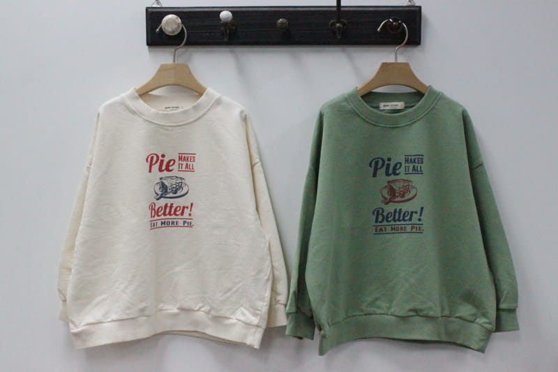 Green Tomato - Korean Children Fashion - #childrensboutique - Pie Sweatshirt - 9