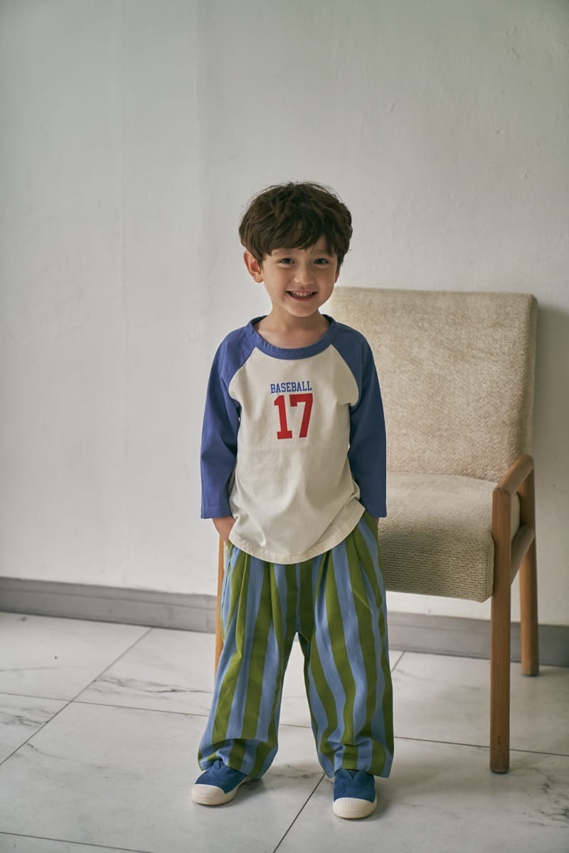 Green Tomato - Korean Children Fashion - #childrensboutique - Stripes Pants - 7