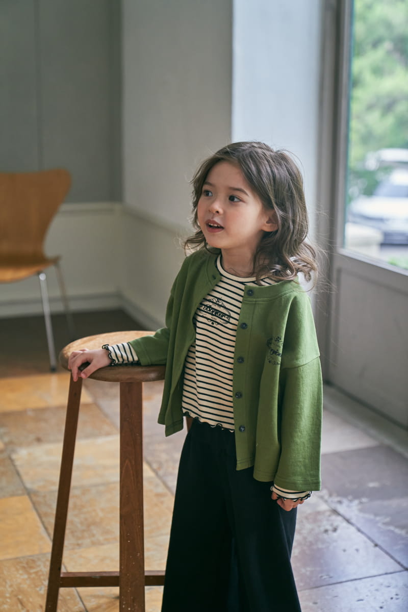 Green Tomato - Korean Children Fashion - #designkidswear - Stripes Tee - 3