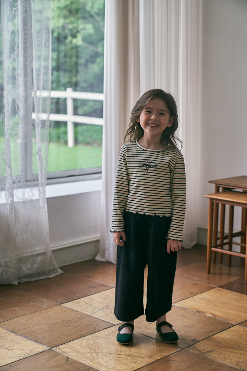 Green Tomato - Korean Children Fashion - #designkidswear - Stripes Tee - 4