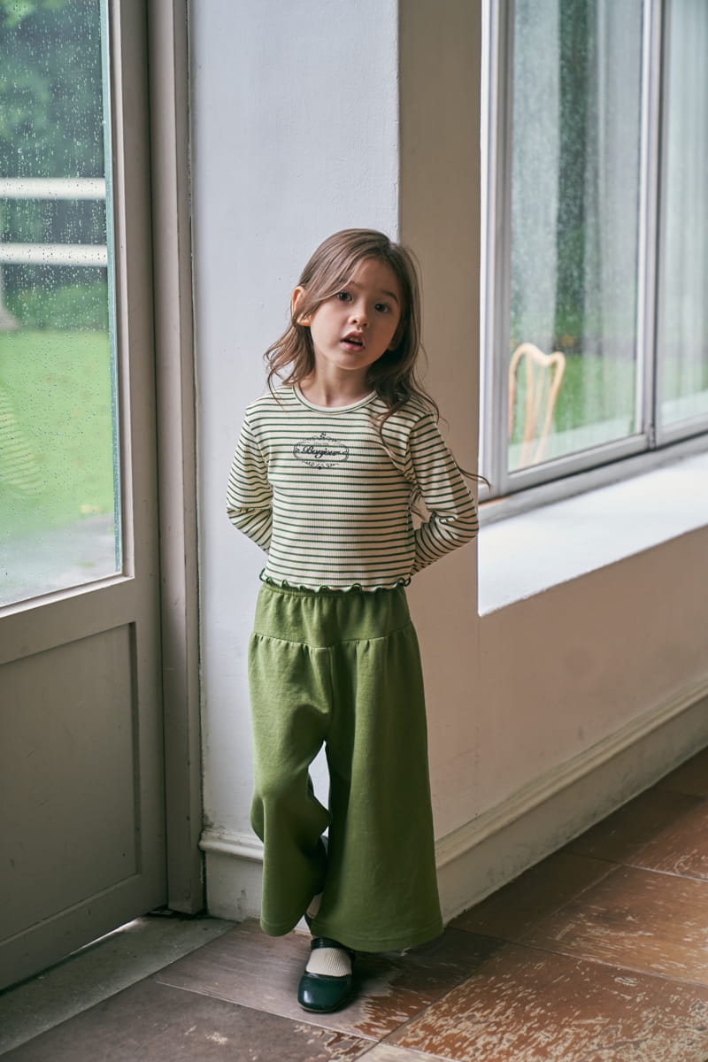 Green Tomato - Korean Children Fashion - #kidsshorts - Stripes Tee - 6