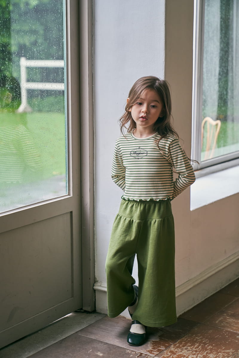 Green Tomato - Korean Children Fashion - #kidsstore - Stripes Tee - 7