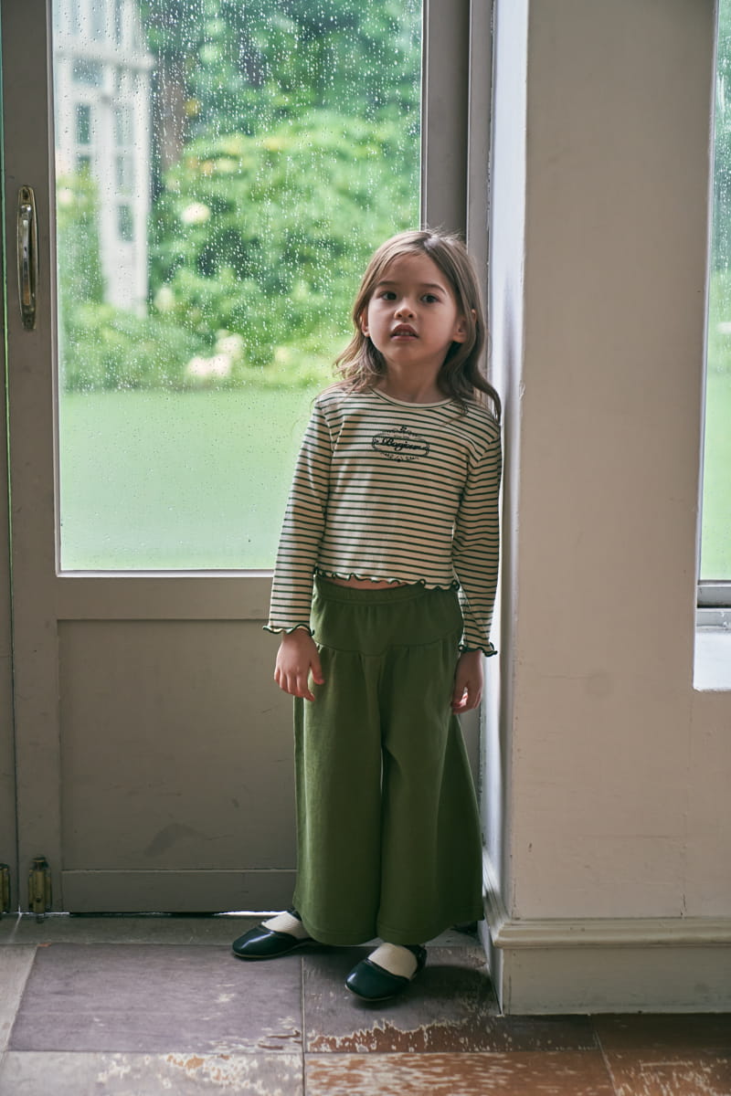 Green Tomato - Korean Children Fashion - #kidzfashiontrend - Stripes Tee - 8