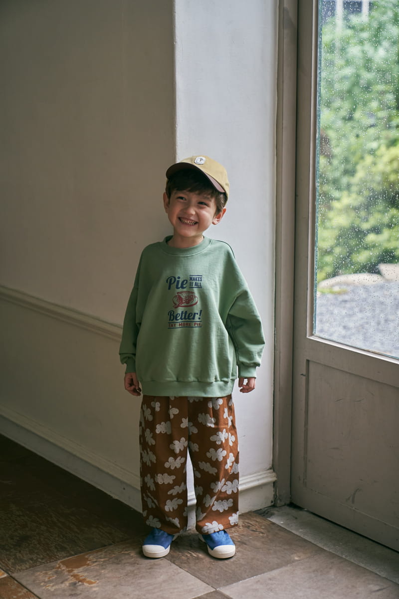 Green Tomato - Korean Children Fashion - #minifashionista - Pie Sweatshirt - 3