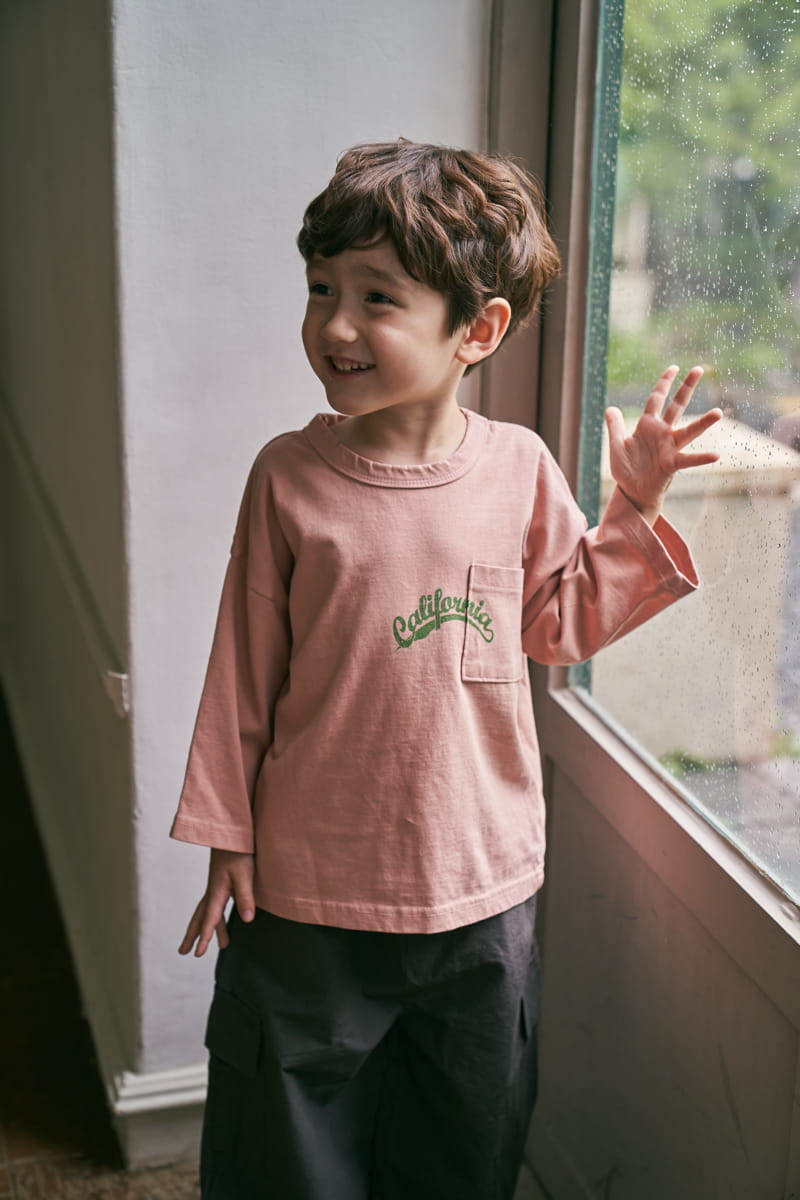 Green Tomato - Korean Children Fashion - #minifashionista - Callifornia Pocket Tee - 8