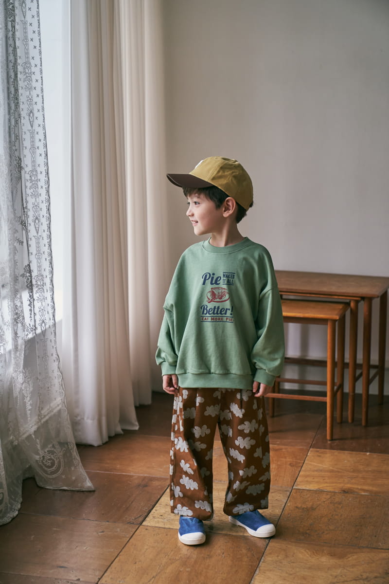 Green Tomato - Korean Children Fashion - #stylishchildhood - Pie Sweatshirt - 7