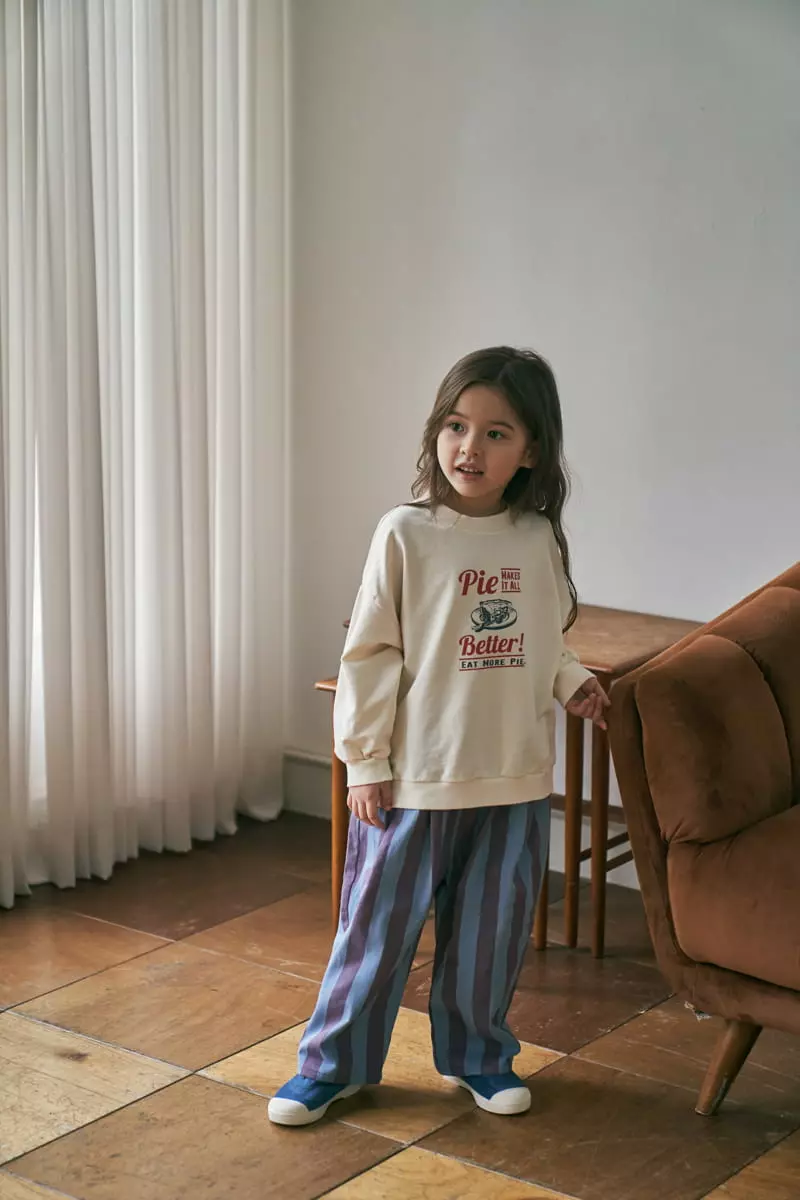 Green Tomato - Korean Children Fashion - #stylishchildhood - Stripes Pants - 5