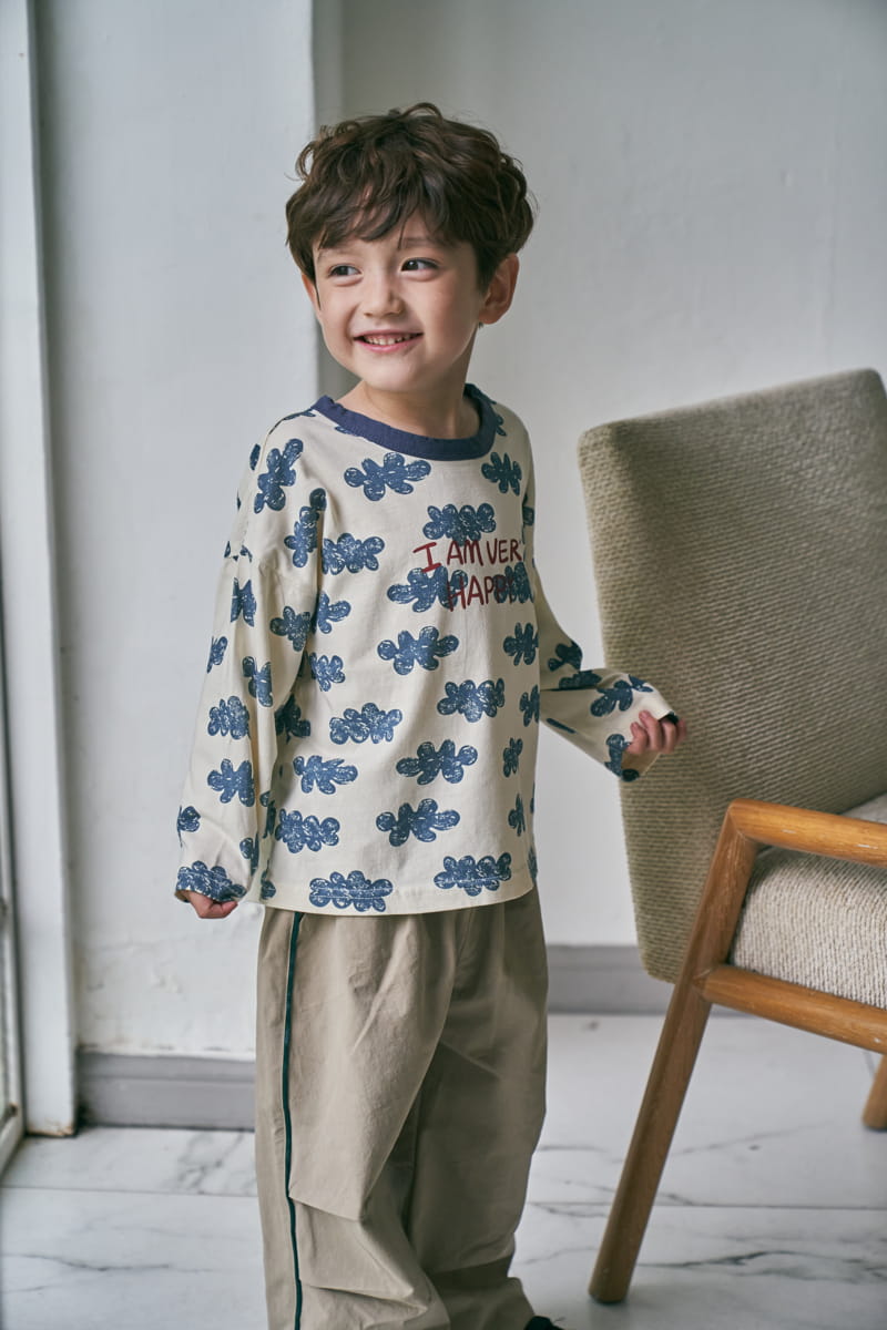 Green Tomato - Korean Children Fashion - #toddlerclothing - Happy Tee - 7