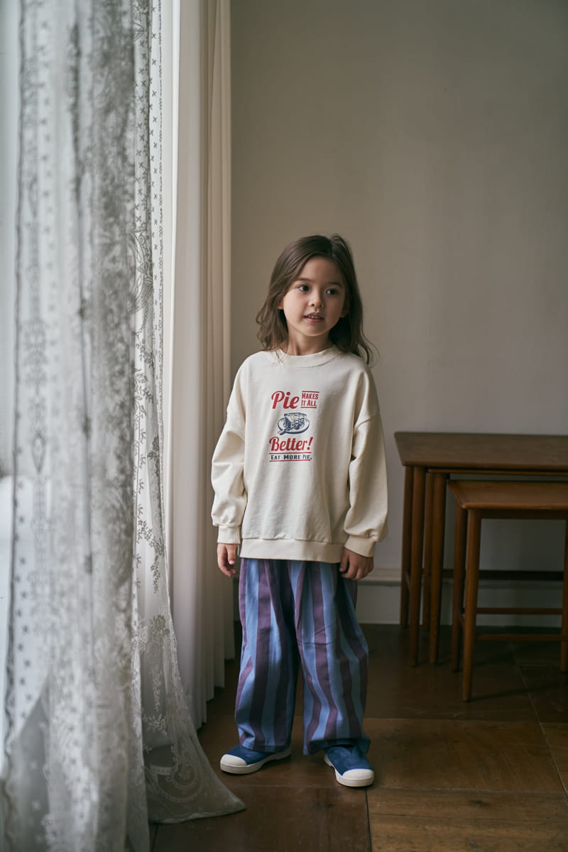 Green Tomato - Korean Children Fashion - #todddlerfashion - Stripes Pants - 4